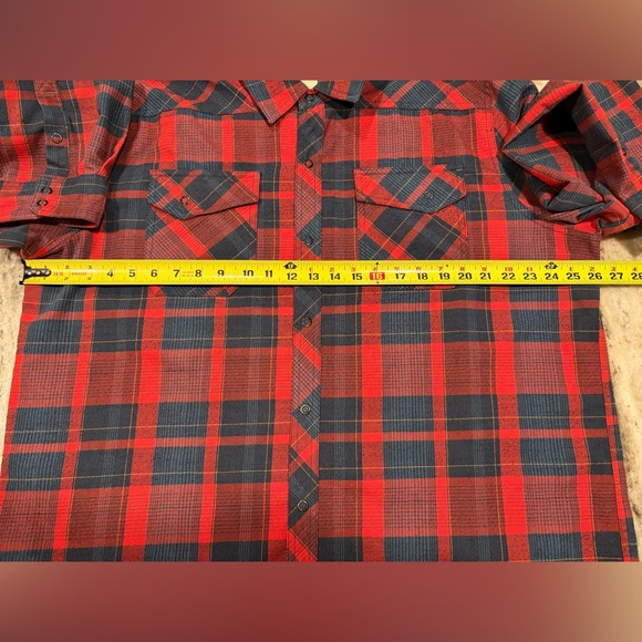 L.L. Bean Katahdin Shirt Mens Performance Flannel Snap Button Plaid XL - Picture 5 of 8